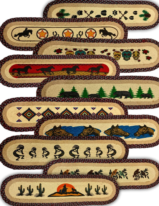 <FONT COLOR="RED">TRADING POST ESSENTIAL!!</FONT> 10 PACK Braided Jute Table Runners! Only $12.00 ea!