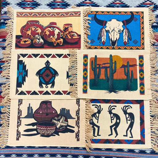 24 Assorted FAVORITE SOUTHWEST Table Mats ! Only $2.50 ea.!