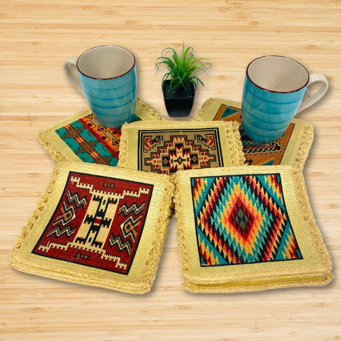 Customer Favorite!! 48 Pack Digital Print Geometric Coasters, Only $0.90 ea!