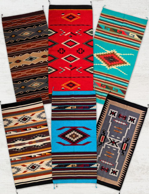 <FONT COLOR="RED">OVERSTOCK!!</FONT> 6 PACK- 32" x 64" Handwoven Wool Rugs! Only $46.00 ea!