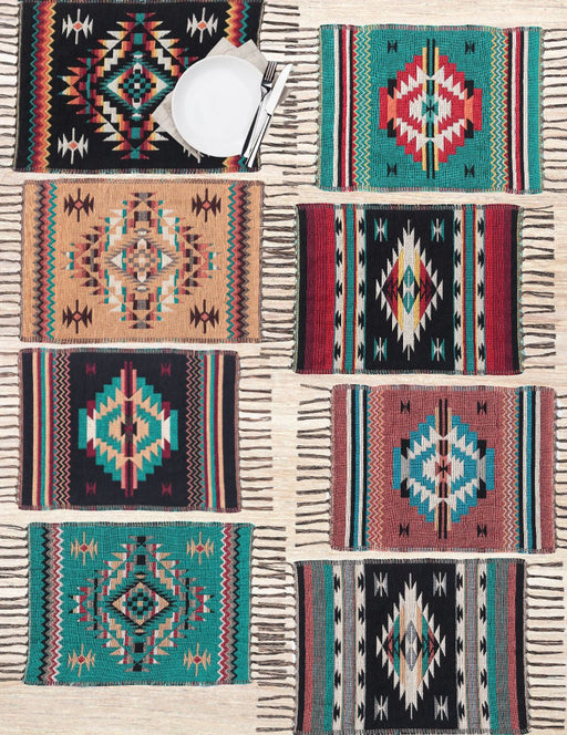 <FONT COLOR="RED">JUST IN!</FONT> 48 PC Cotton Accent Table Mats, Only $3 EA!