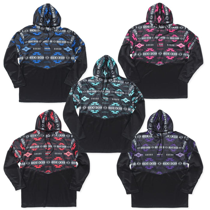 6 Pack Traditional Southwest Hoodie Pullovers! Only $14.00 ea.!