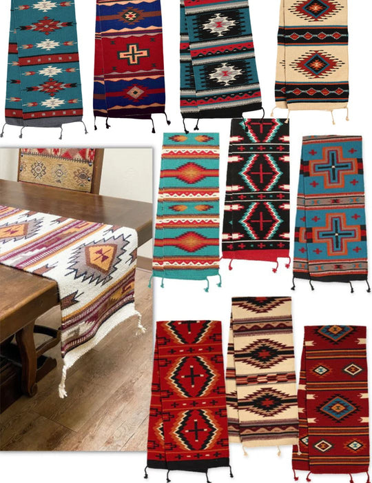 8 Wool 16"x80" Maya Table Runners! Only $37 ea.!