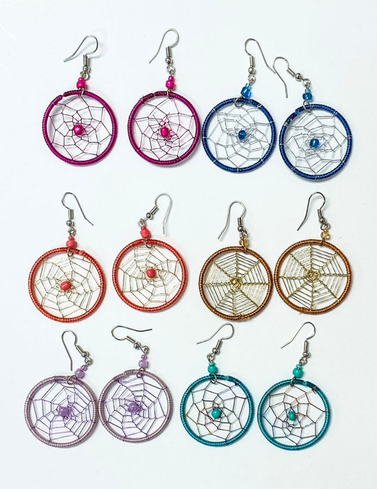 Dream Catcher Hoop Earrings