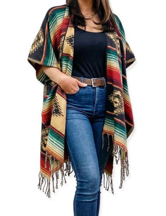 <font color="red">Customers Favorite !</font> 6 Classic Southwest Ruana Package Deal! Only $19.00 ea.!