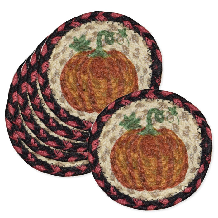 Braided Jute Coasters, Design #17