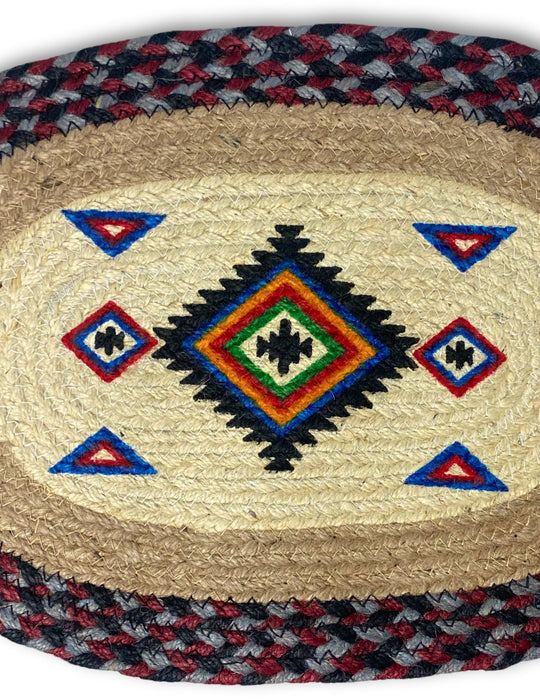 Braided Jute Table Mats, Design #20