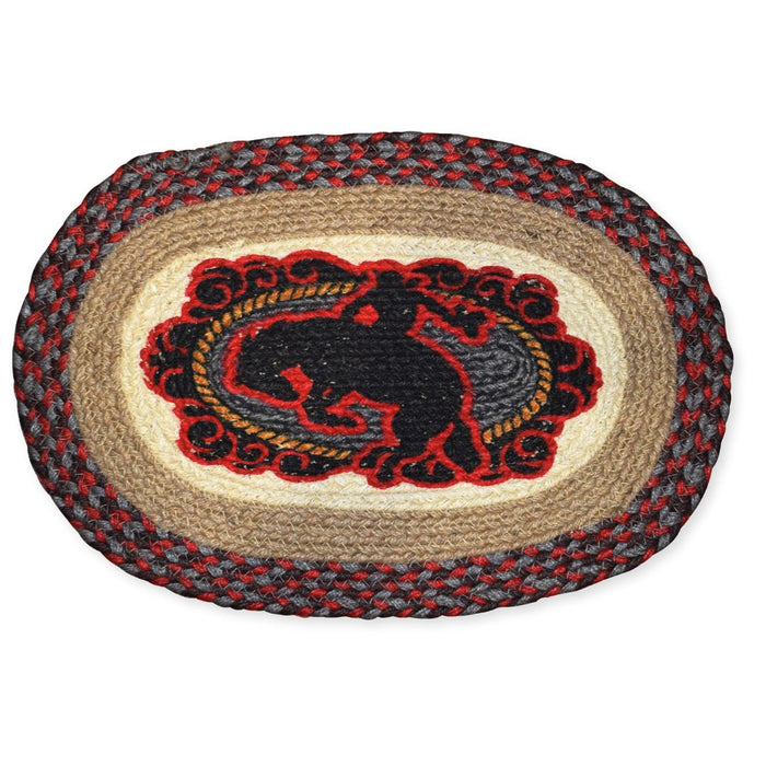 Braided Jute Table Mats, Design #2