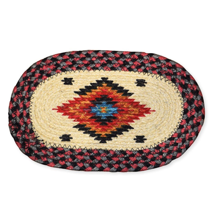 Braided Jute Oval Trivets, Design #27