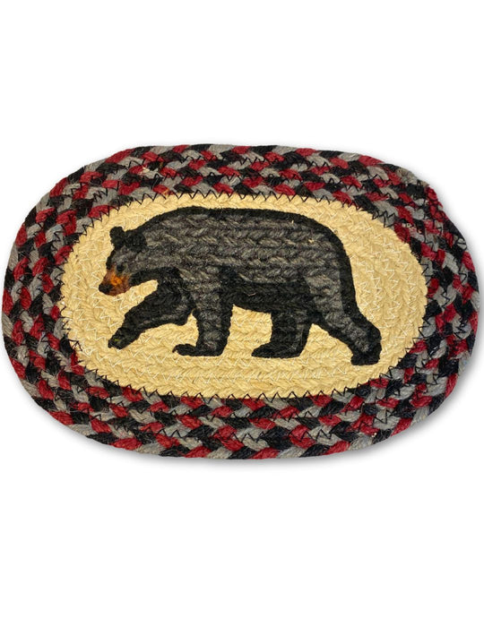 Braided Jute Oval Trivets, Design #33