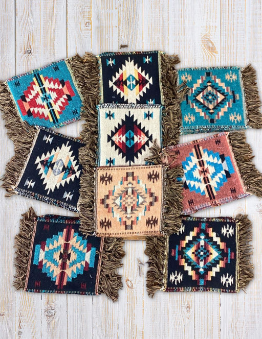 <FONT COLOR="RED">JUST IN!</FONT> 54 pack Cotton Accent Coasters, Only $.90 ea