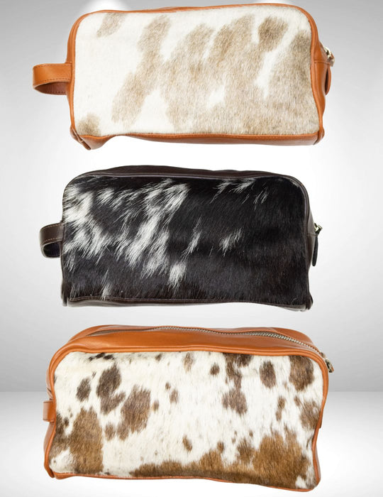Large Cowhide Toiletry