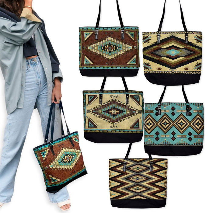 JUST IN! 10 Pack Southwest Jacquard Tote Bags, Only $10 each!