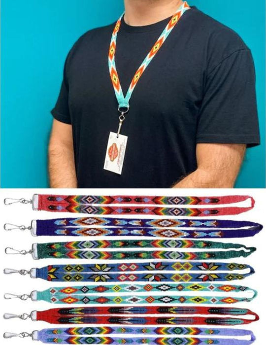 12 Pack Assorted Native Style Bead Lanyards!  Only $10.75 ea.!
