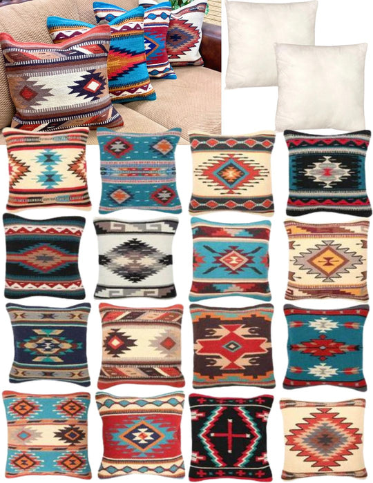 12 Maya Modern  Wool Pillow Covers with Inserts! Only $18.00 ea!