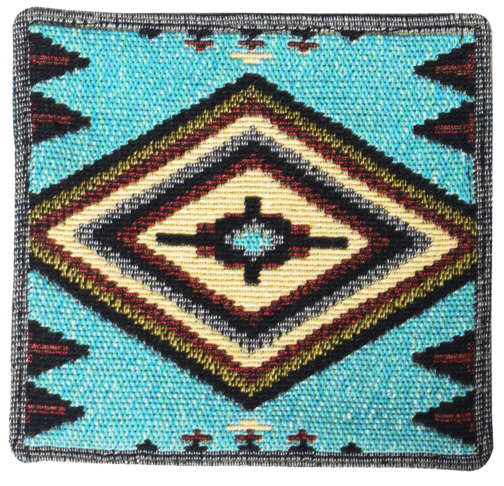 Southwest Jacquard Coasters, Design #4