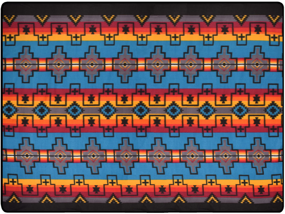 Queen-Size Lodge Blankets, Design  #1