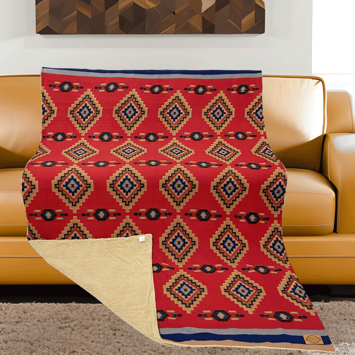 8 Pack Sherpa-Lined Lodge Blankets, Only  $20.00 ea!