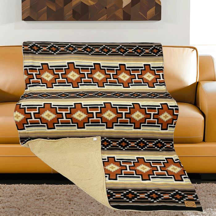 8 Pack Sherpa-Lined Lodge Blankets, Only  $20.00 ea!