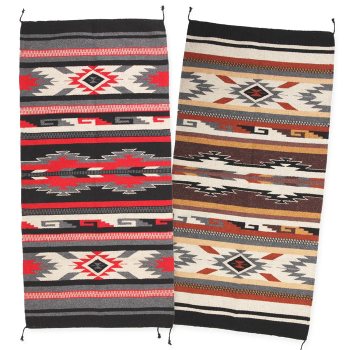 WOOL FAVORITE! <font color=red>2- 32" x 64"</font> Hand Woven Wool Rugs! Only $54 ea!