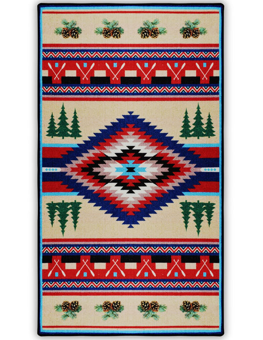 5' x 8' Southwest Tufted Area Rug #6