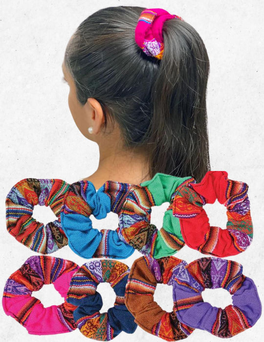 12 PACK Woven Elastic Hair Ties/Scrunchies, Only $1.75 ea!