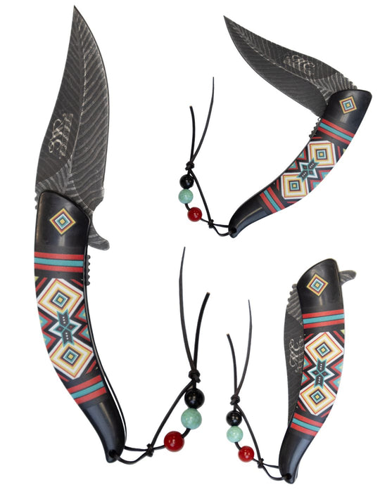 Ornated Folding Knife