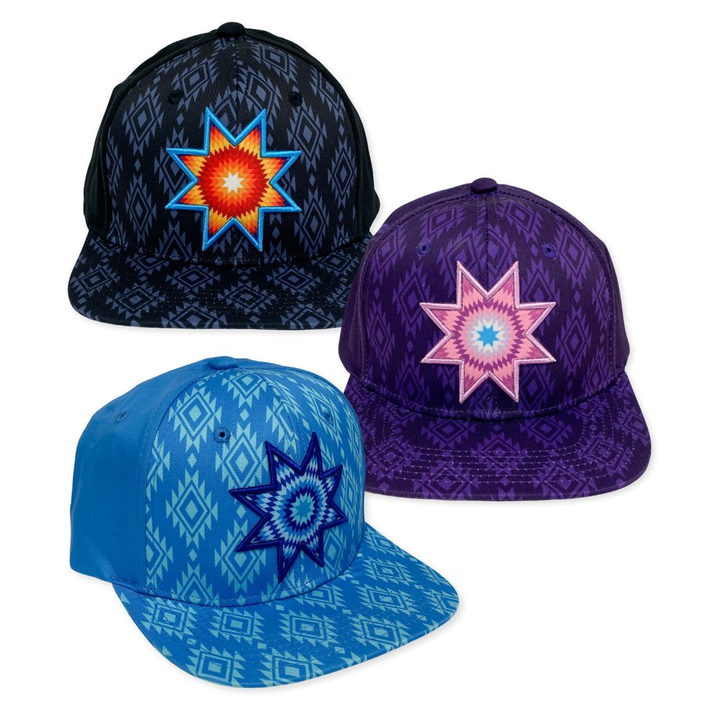 Southwest Embroidered "New Star" Snapback Hats — El Paso Saddleblanket