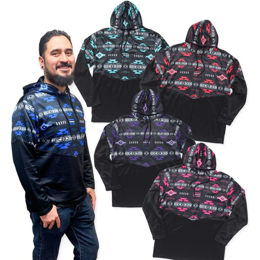 6 Pack Traditional Southwest Hoodie Pullovers! Only $14.00 ea.!