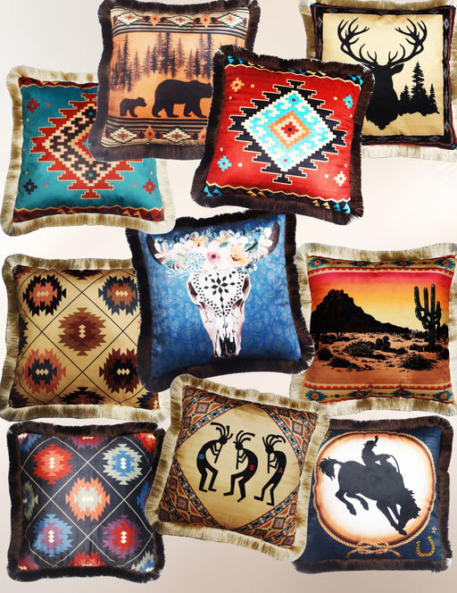 <FONT COLOR="RED">JUST IN!!</FONT> 10 PACK Velveteen Fringed Pillow Covers! Only $6.00 ea!