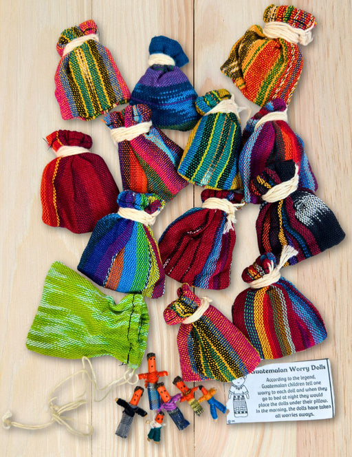 96 Pack Handcrafted Guatemalan Worry Dolls, Only $1.00 ea!