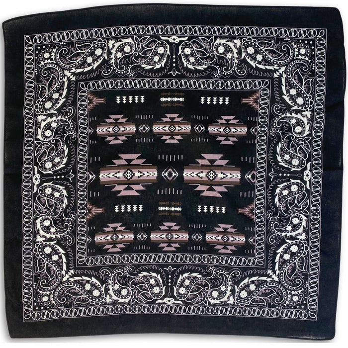 <font color="red">New !!!</font> 24 pack Southwest Style Cotton Bandanas. Only 1.90 ea