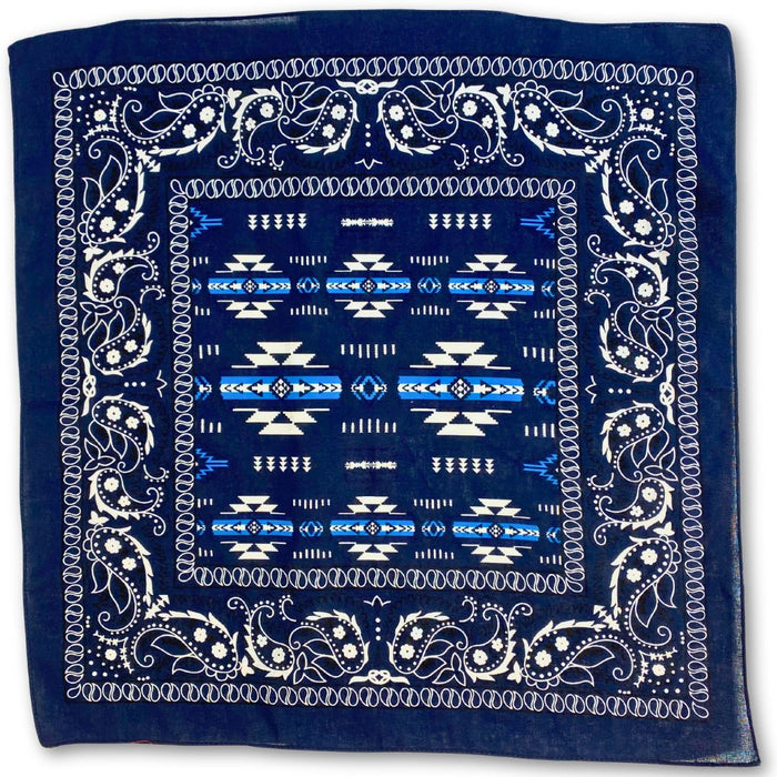 <font color="red">New !!!</font> 24 pack Southwest Style Cotton Bandanas. Only 1.90 ea