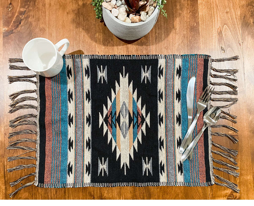 <FONT COLOR="RED">JUST IN!</FONT> 48 PC Cotton Accent Table Mats, Only $3 EA!