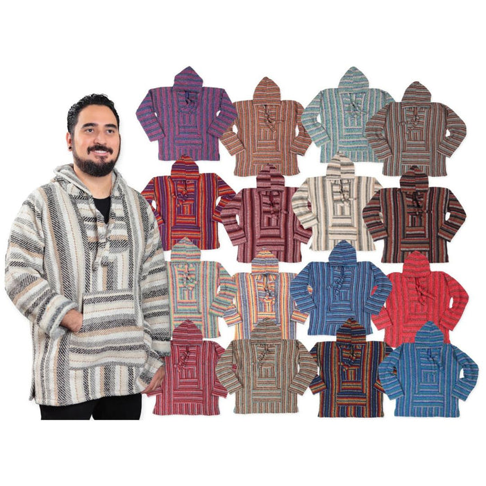 12 Assorted Premium Grade Baja Pullovers, Only $11.50 ea.