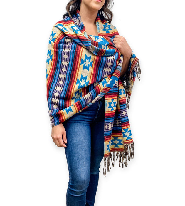Southwest Style Shawl 3A