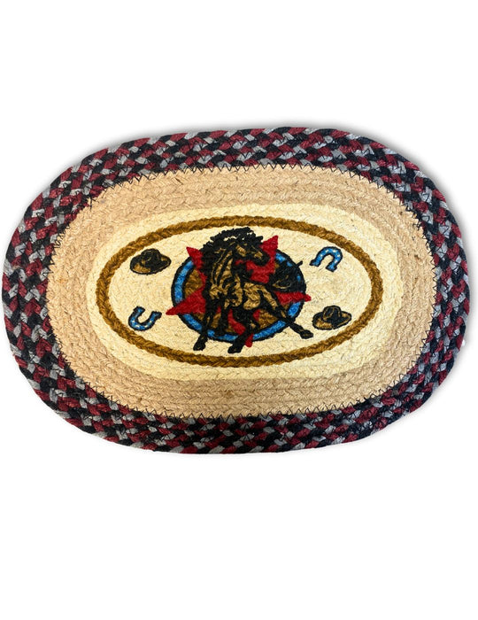 Braided Jute Table Mats, Design #8