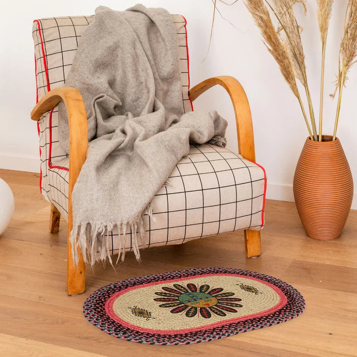 10 Pack Braided Jute Floor Rugs! Only $13.00 each!