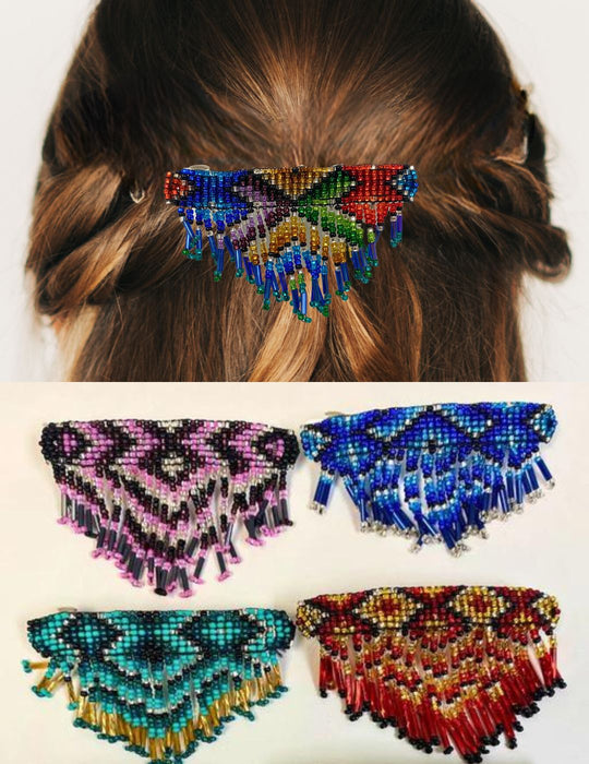12 PACK Beaded Fringe Hair Clips! Only $6.35 ea!