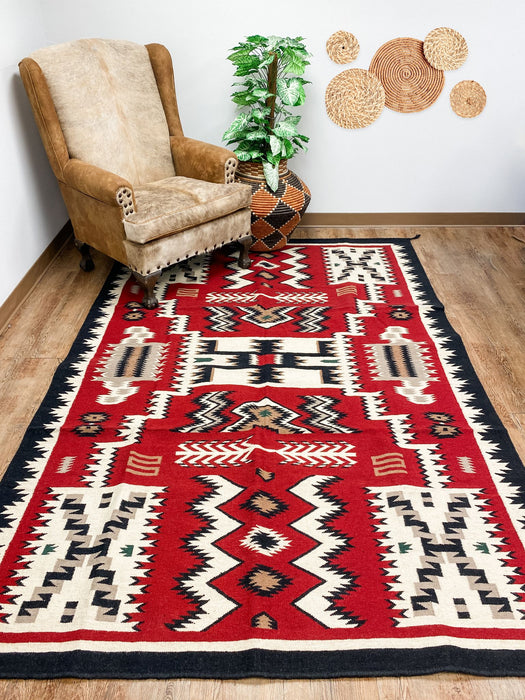 6 x 9 Trading Post Handwoven Wool Rug 722