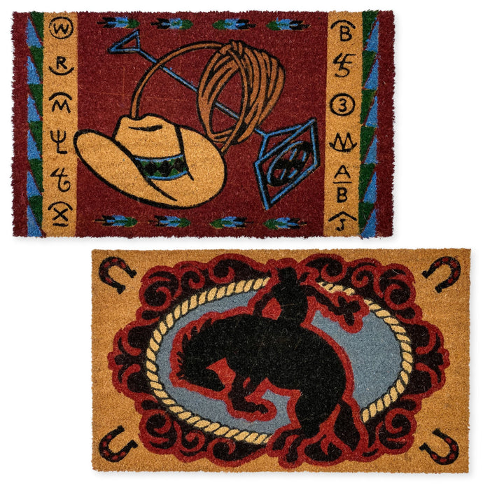 4 Pack Western Outdoor Coir Mats! Only $9.00 each!