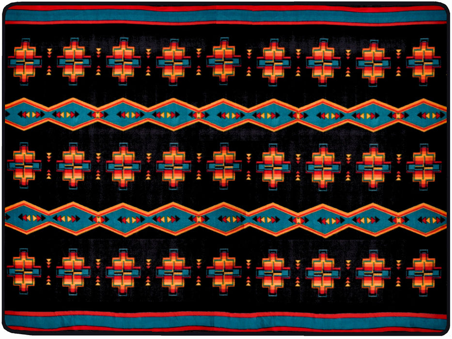 Queen-Size Lodge Blankets, Design  #26A