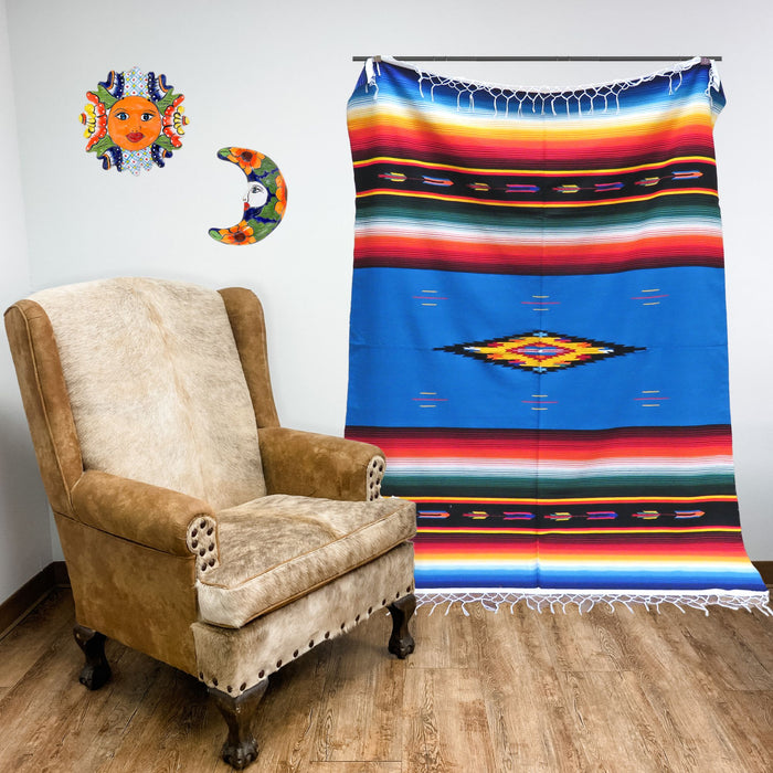 4 Piece Fine Weave Fancy Diamond Center Serapes! Only $28 ea!