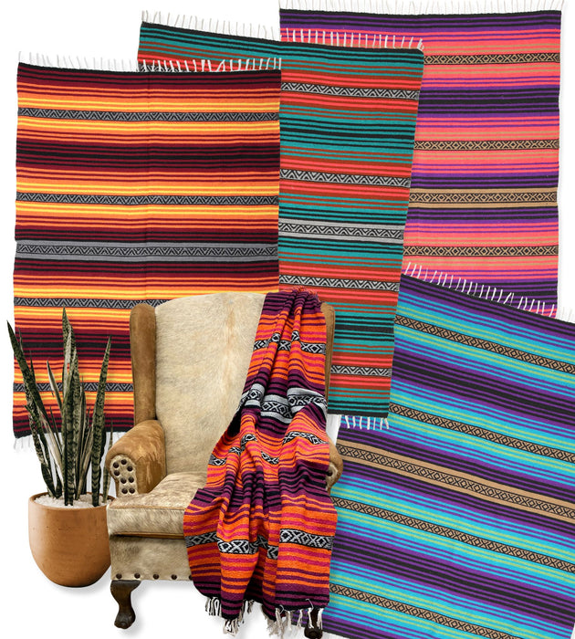 10 Pack Colorful Peyote Blankets! ONLY $12 ea!