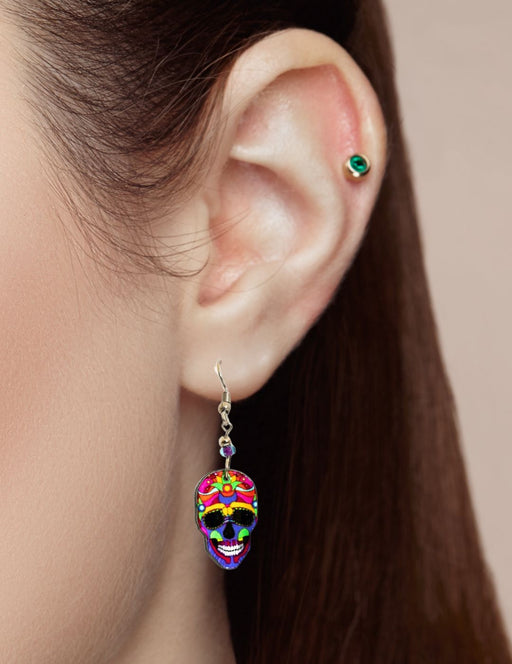 Hot Seller!!! 24 Day of Dead Hand Crafted Skull Earrings! Only $3.50 each pair!