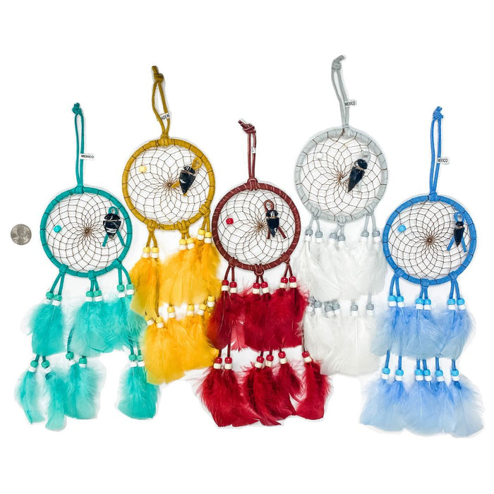 4" Colorful Dream Catchers.