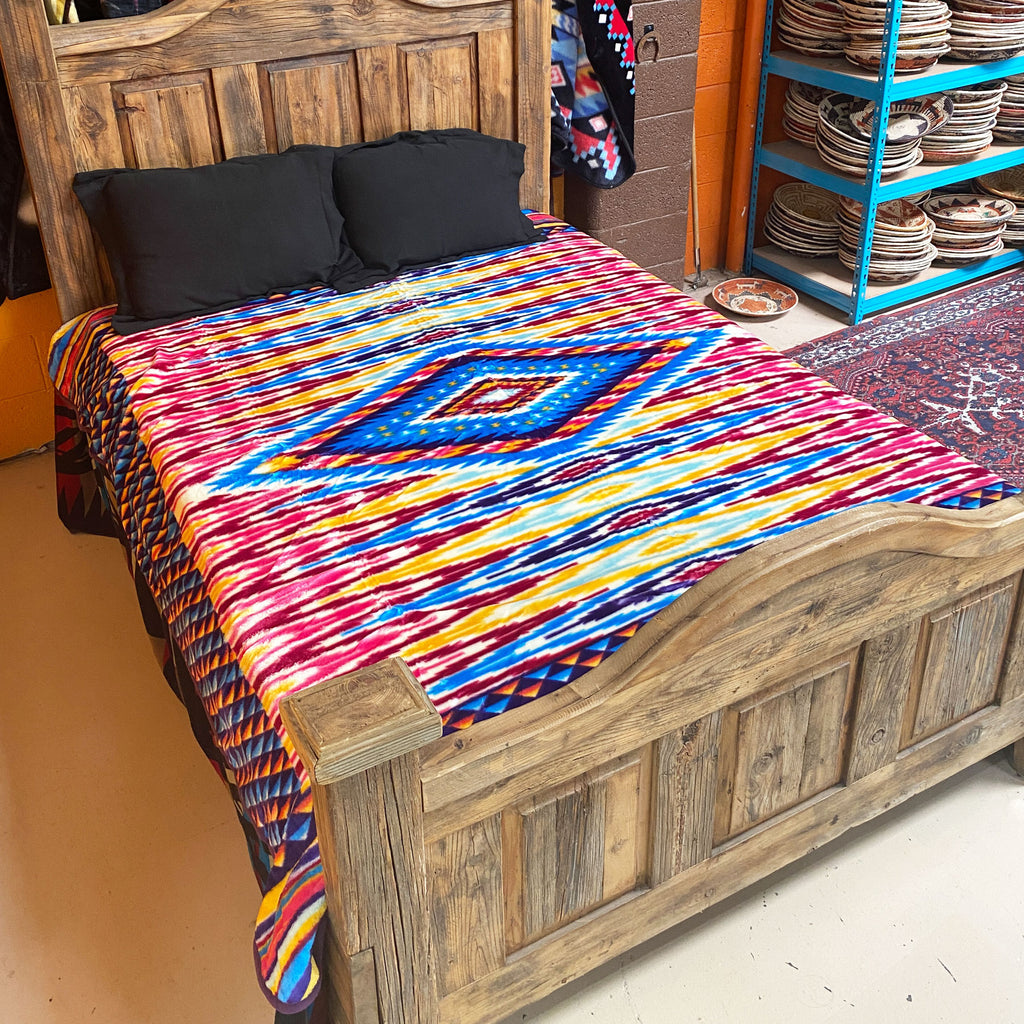 Luxury Plush Queen Size Blanket 46 — El Paso Saddleblanket