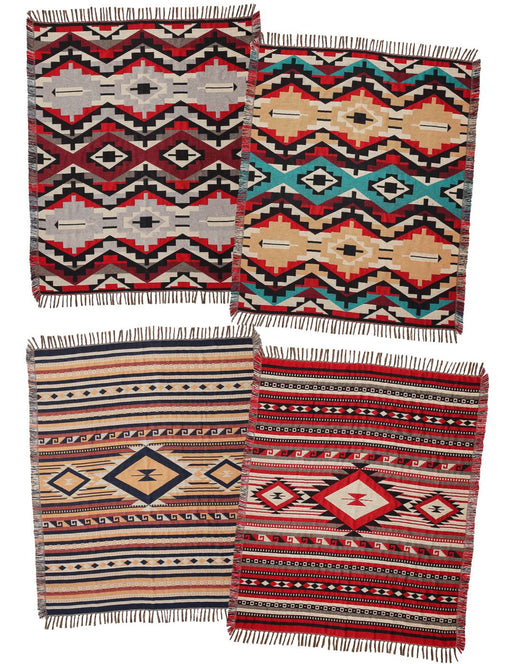 4 Pack Cotton Accent Throws Designs #12 & 13! Only $16.50 ea!