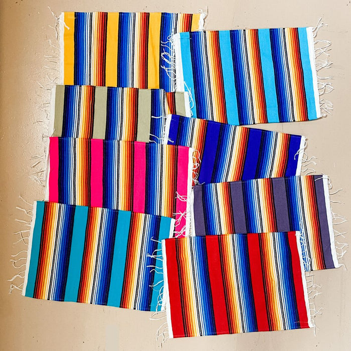 BACK IN STOCK! <font color=red> 50 </font>Serape Table Mats !! Only $1.35 ea. !