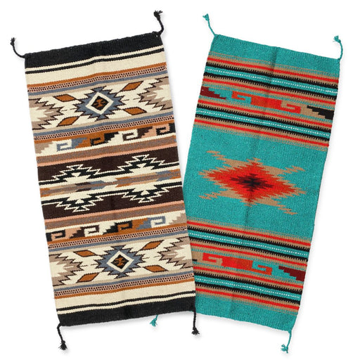 4- Handwoven 20" x 40" Wool Weavings!  Only $22.25 ea!